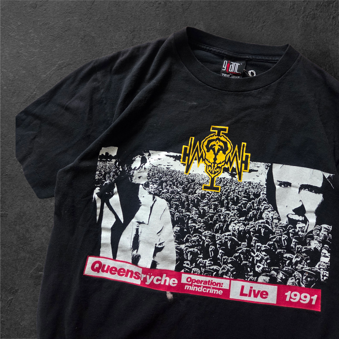 1991 Queensrÿche Operation: mindcrime Live T-shirt