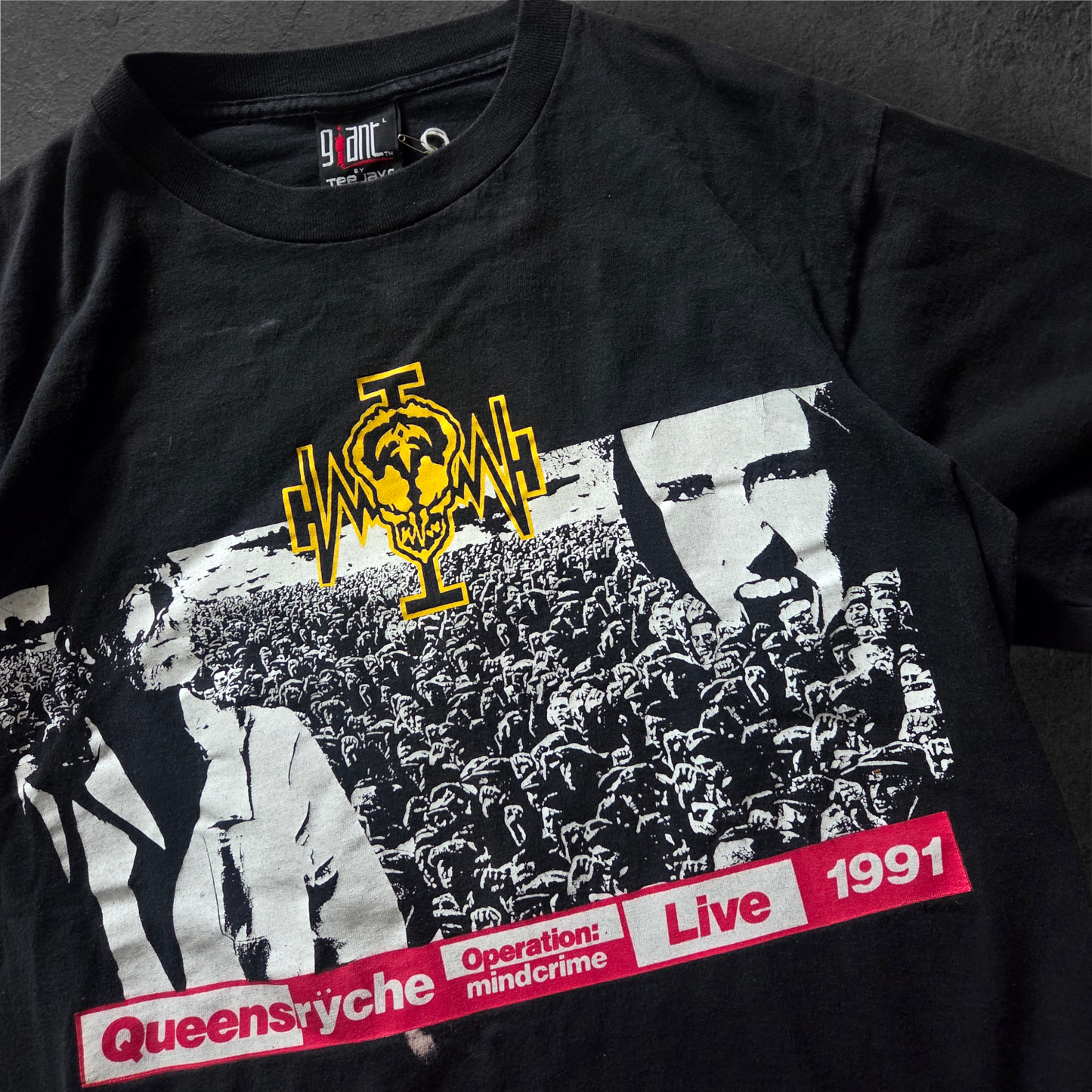 1991 Queensrÿche Operation: mindcrime Live T-shirt