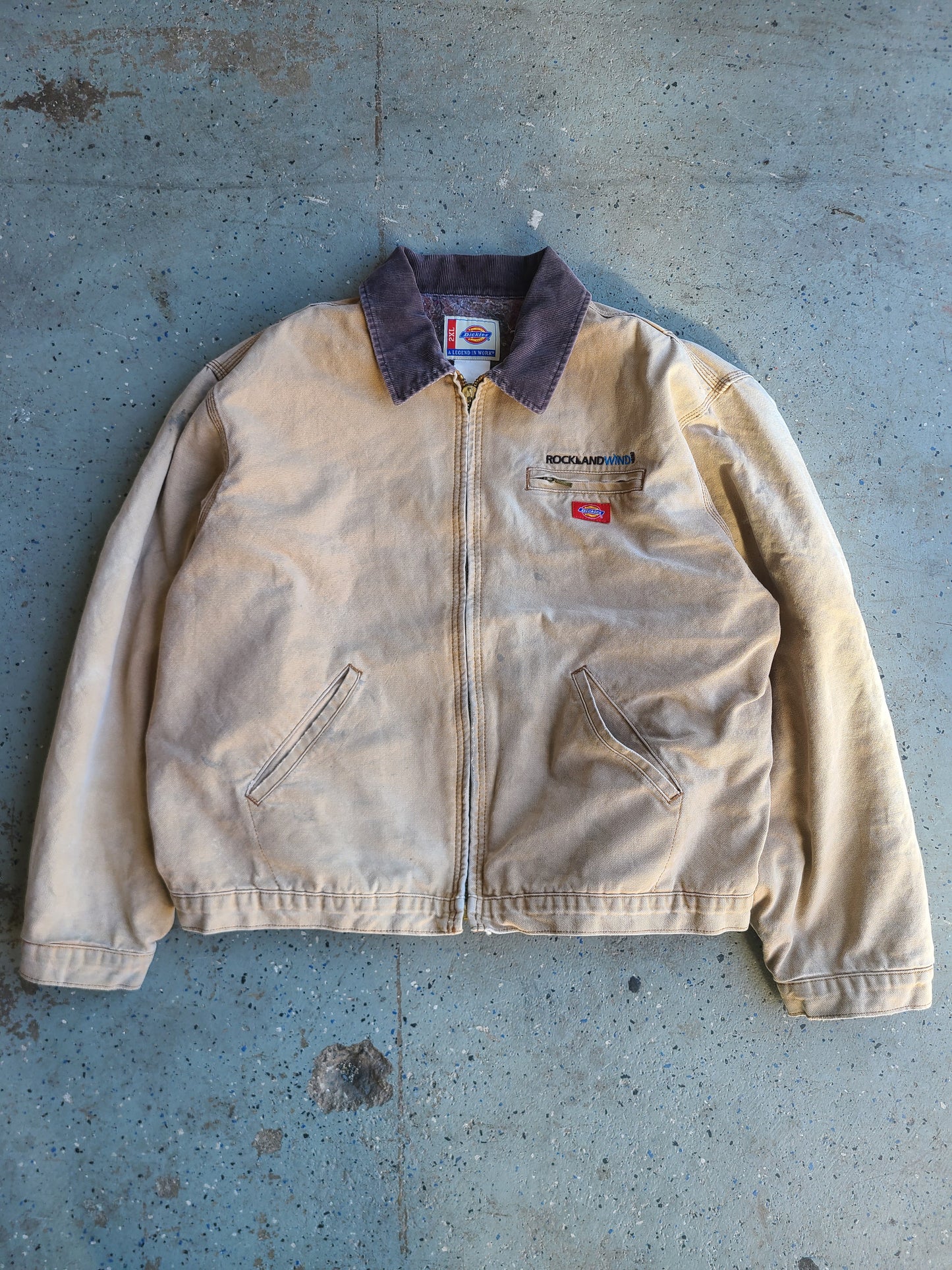 90s Dickies (Rockland wind) detroit style jacket Size 2XL