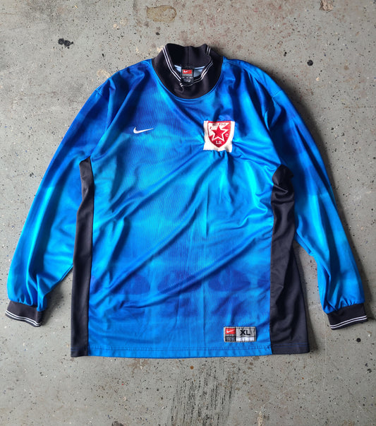1999 Nike goalkeeper jersey w/Red Star FC patch size XL
