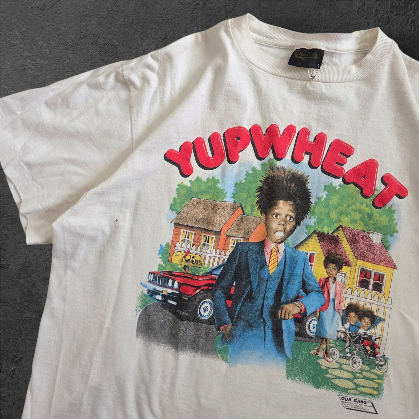 1985 YupWheat parody tee
