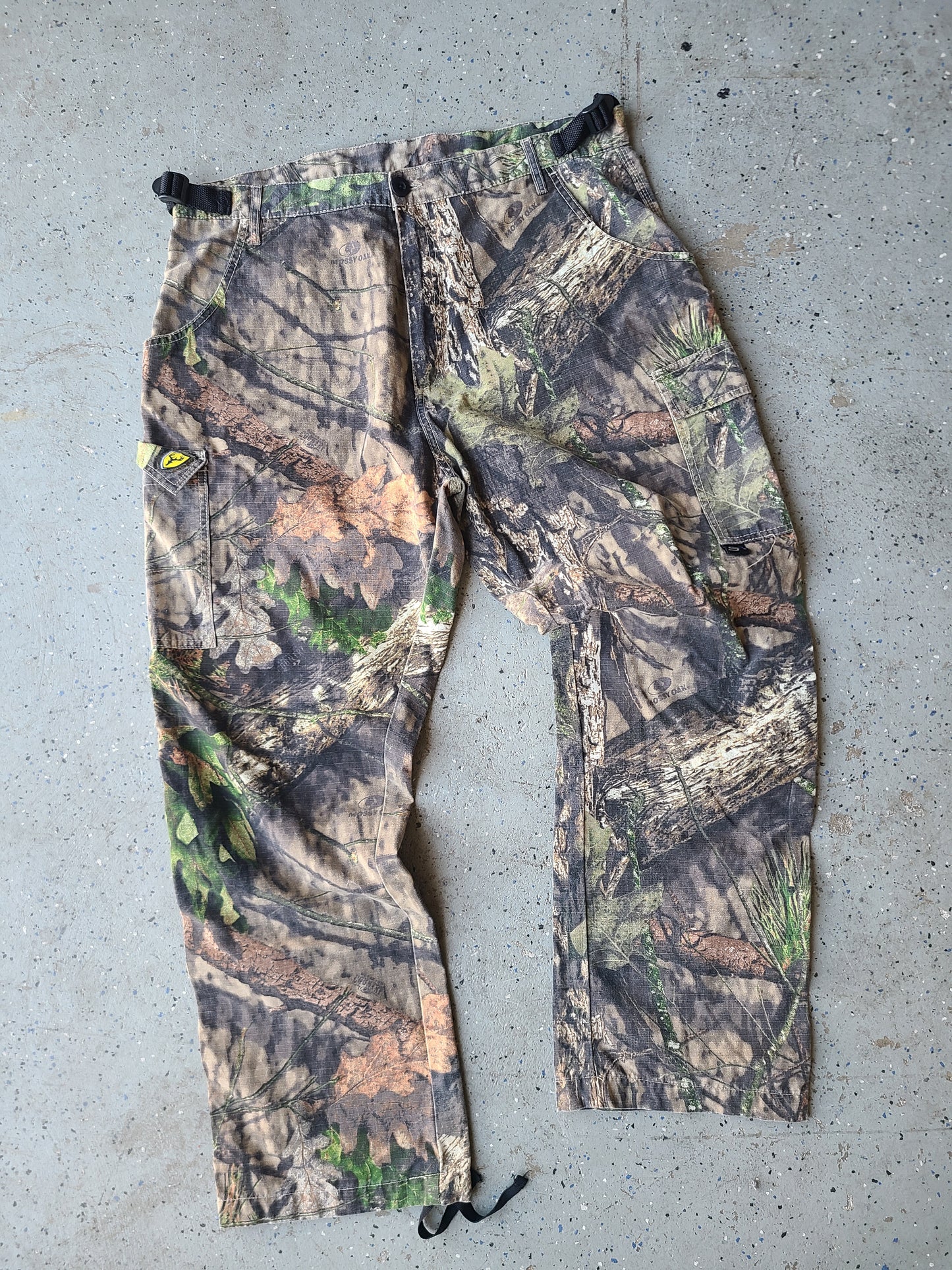 Mossy Oak Scent Blocker Woodland Camo Cargo Pants Size XL