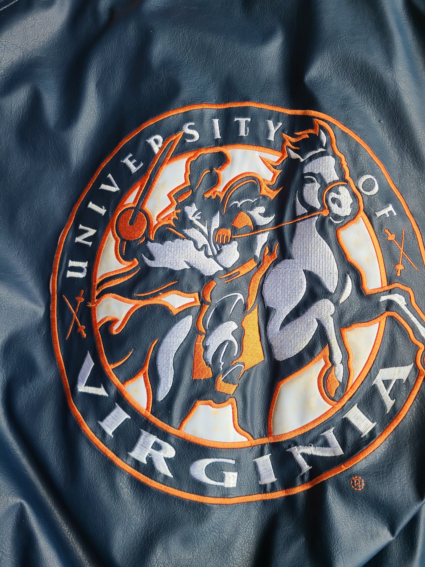 Y2k Virginia Cavaliers embroidered jacket Size Large