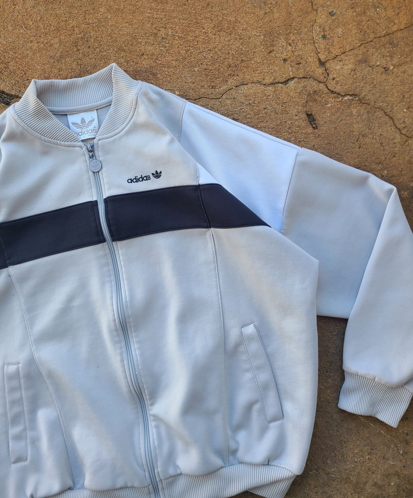 Late 80s Adidas track jacket Size XL