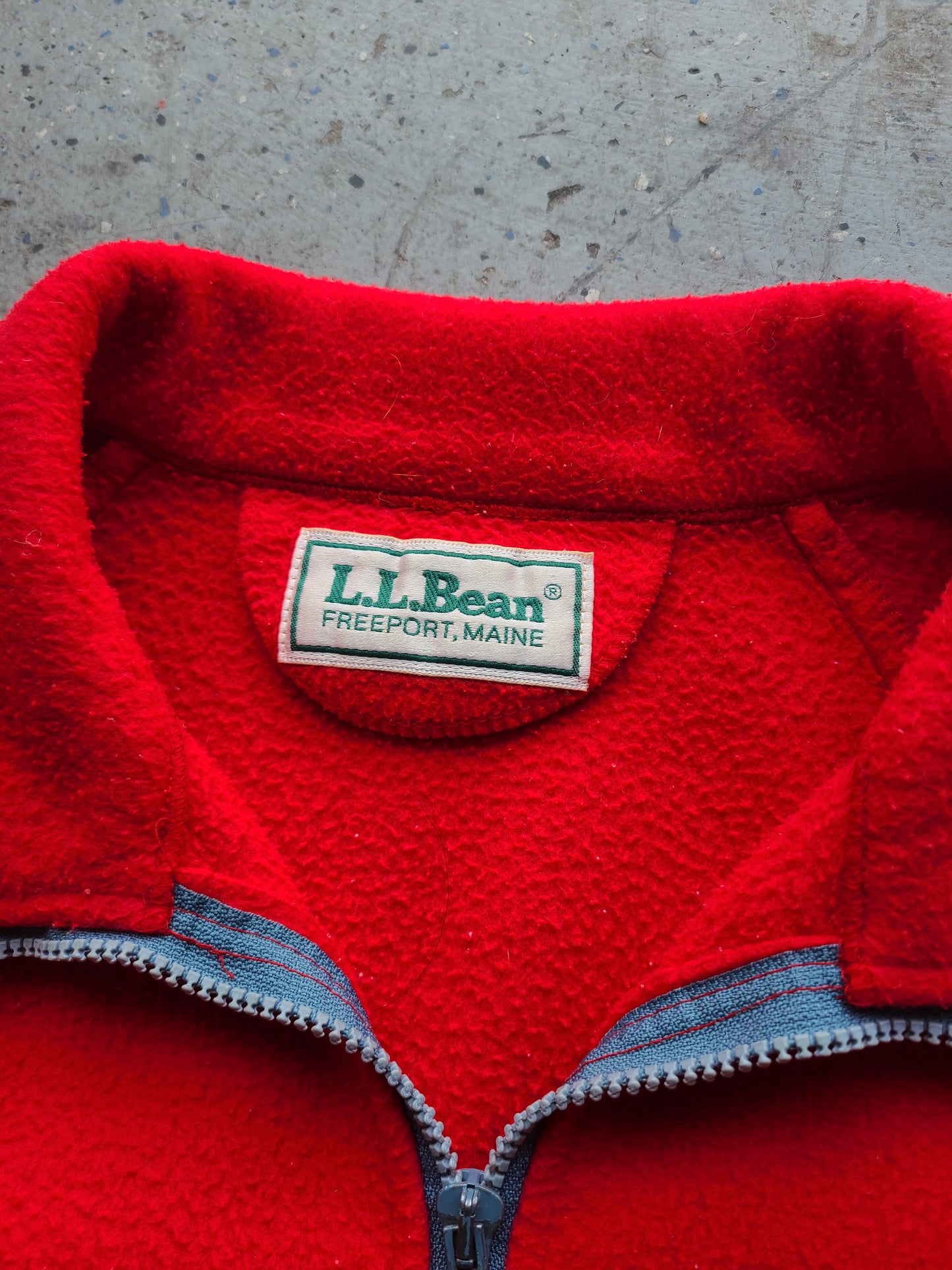 90s L.L. Bean Fleece Jacket Size Large