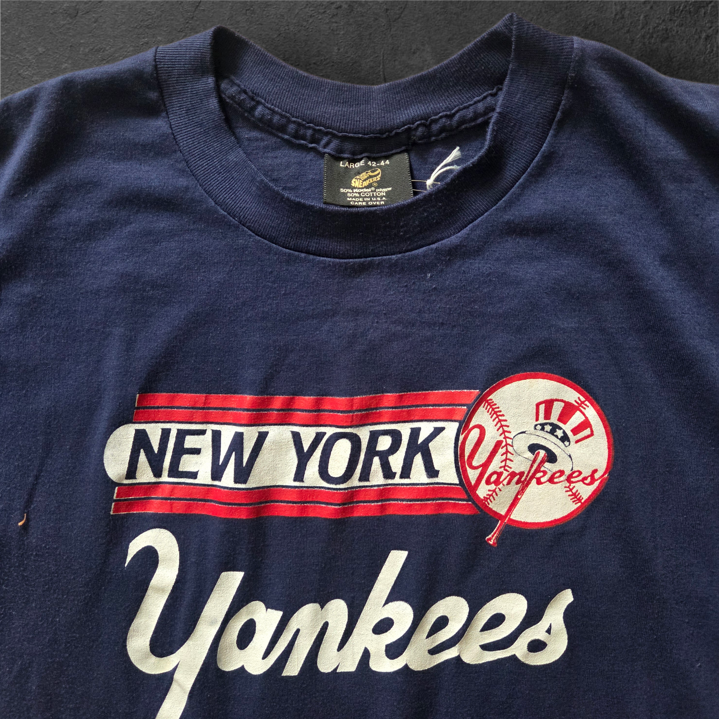 80s New York Yankees shirt hat logo tee