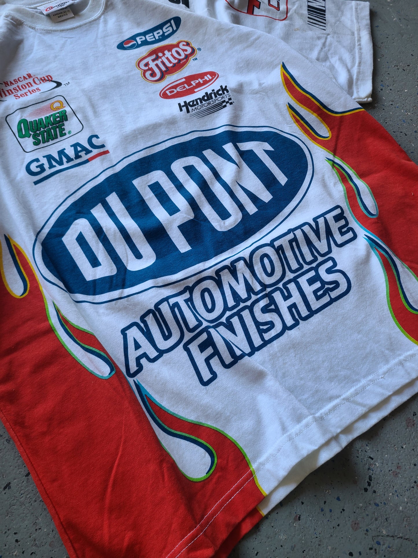 Late 90s Dupont Racing "Automotive Finishes" t-shirt size XL