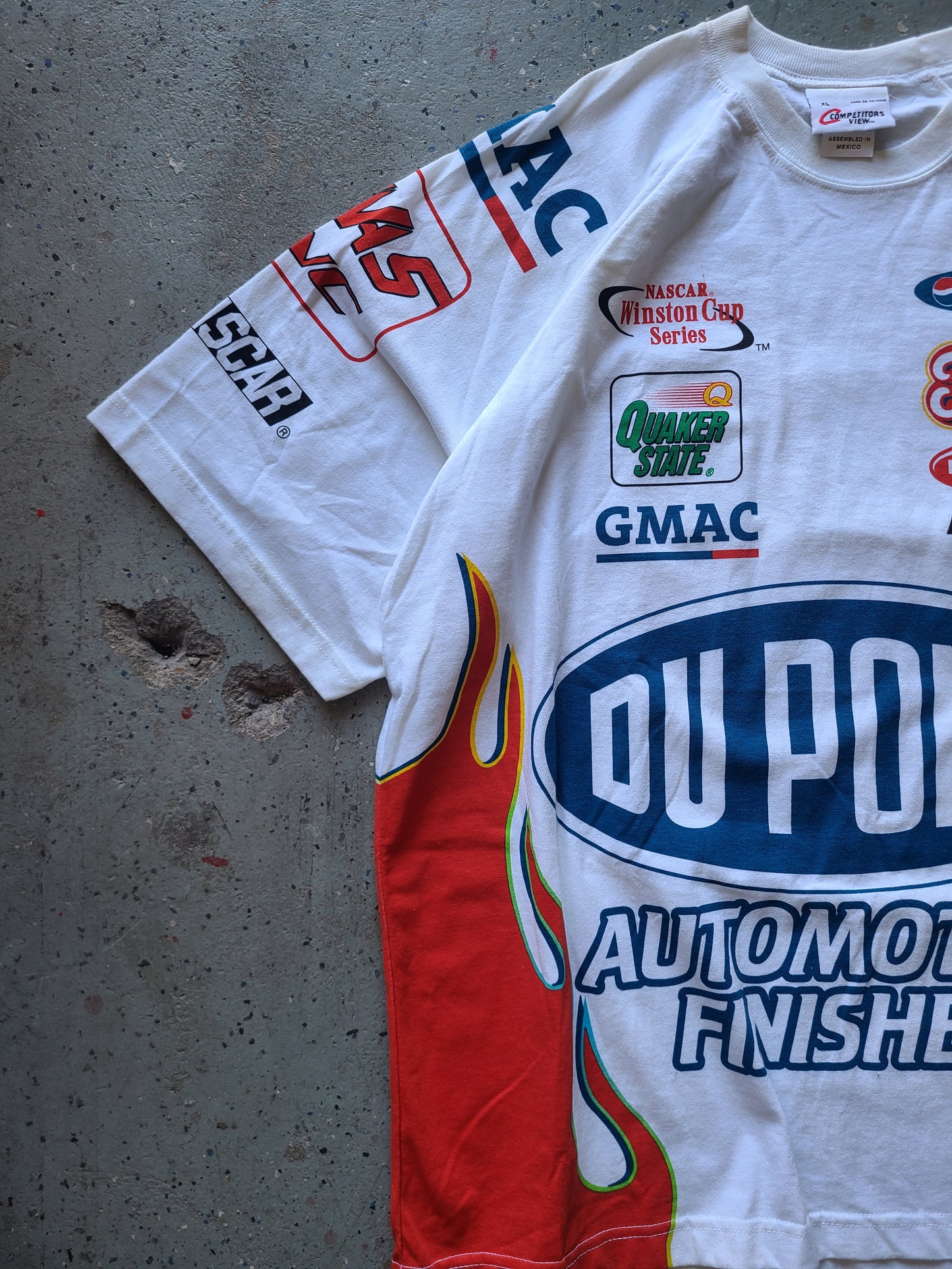 Late 90s Dupont Racing "Automotive Finishes" t-shirt size XL