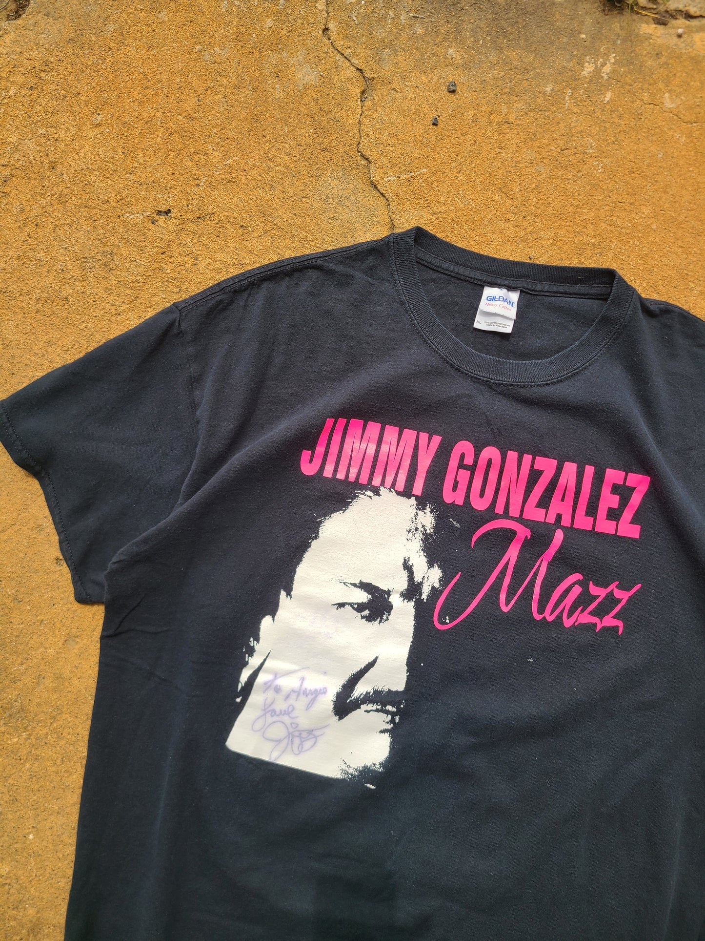 2002 Autographed Jimmy Gonzalez  Mazz Size XL