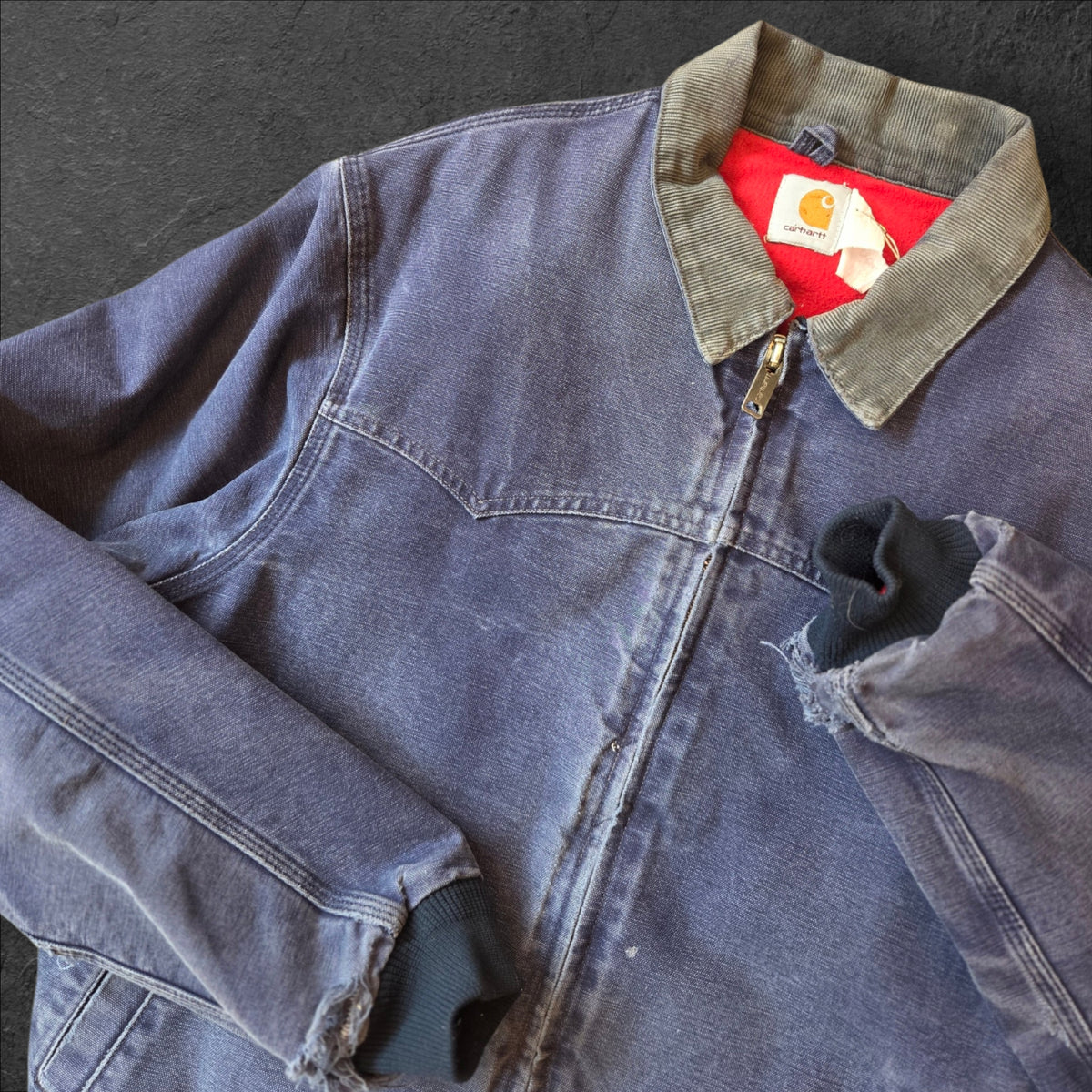 Denim Blue Carhartt Santa Fe jacket size large tall