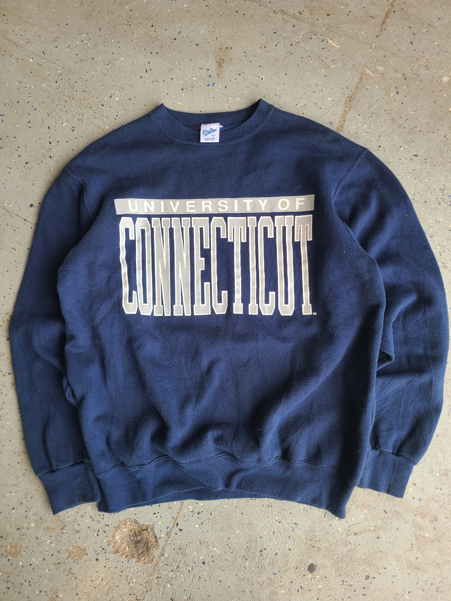 Vintage University of Connecticut Crewneck Sweatshirt Size L