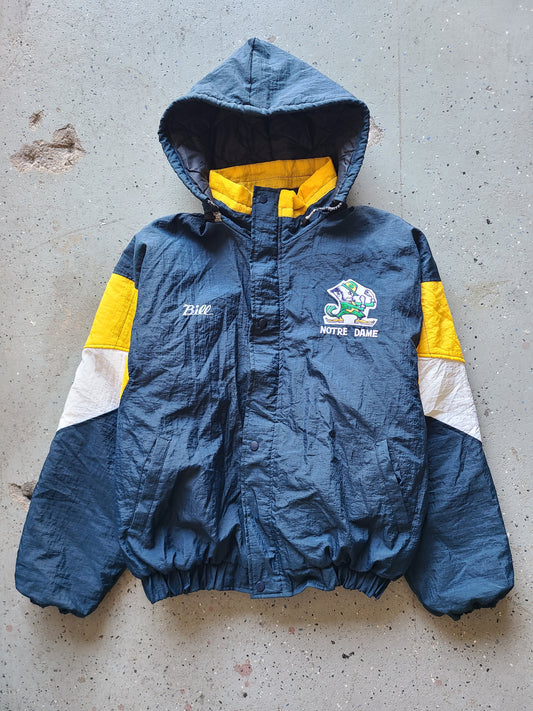 90s Starter Notre Dame Custom team coat Size XL