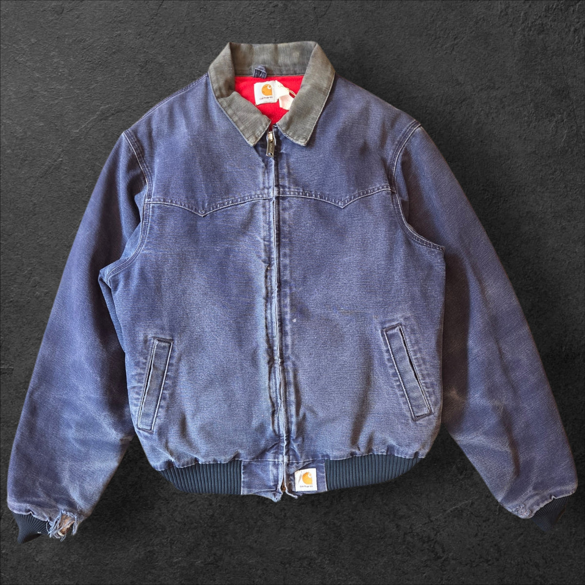 Denim Blue Carhartt Santa Fe jacket size large tall